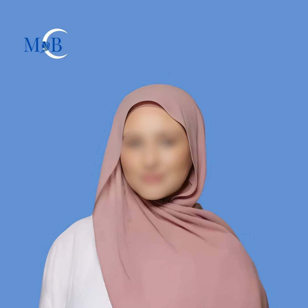 Hijab instantané rose